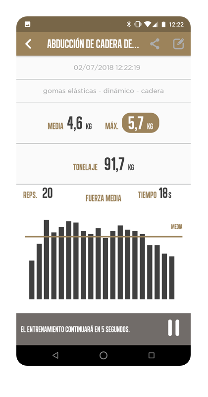 Physical performance tracking in every exercise